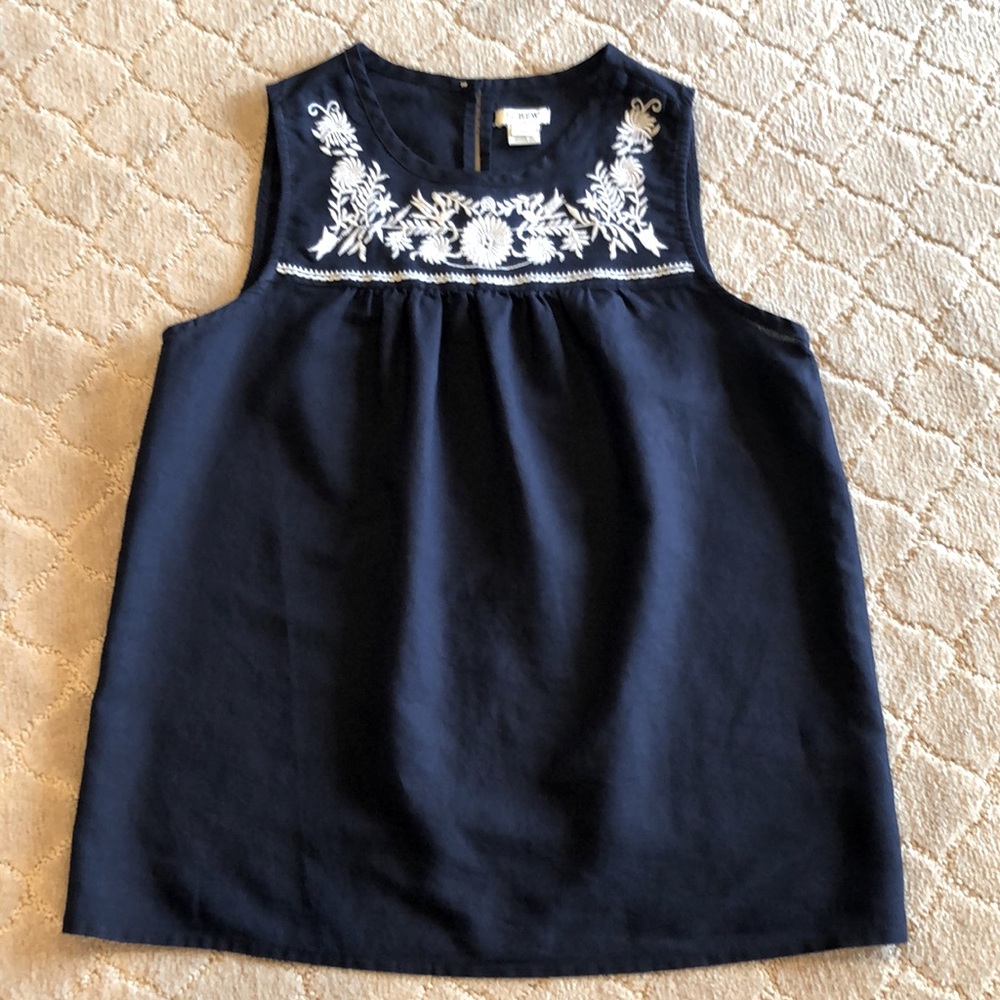 J Crew Factory Linen Top